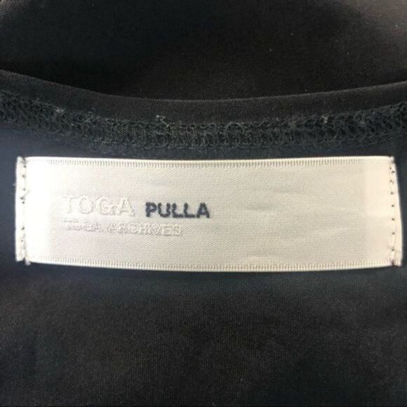 Toga Pulla Pleated Jersey and Velvet Dress Size IT 36 (US 2) - Picture 11 of 16